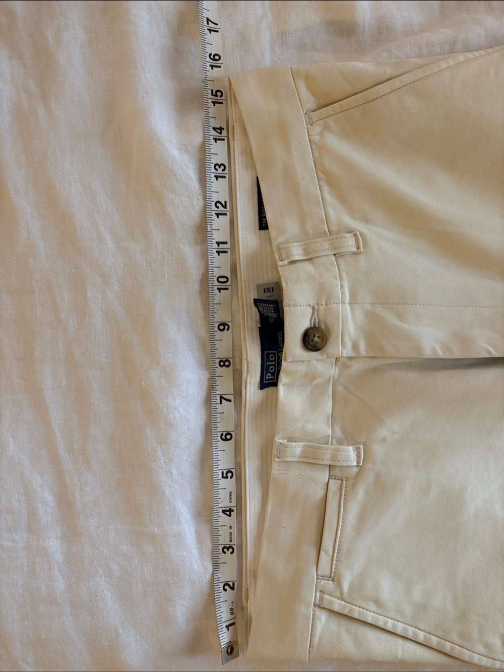 Ralph Lauren Cream Wide-Leg Cotton Trousers - Picture 6 of 7